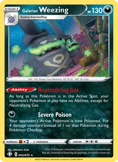 Galarian Weezing 042/72
