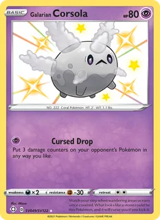 Galarian Corsola SV049/72