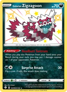 Galarian Zigzagoon SV078/72