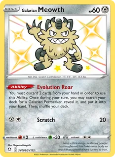 Galarian Meowth SV086/72