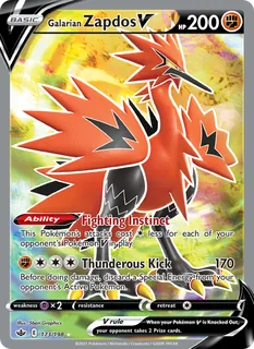 Galarian Zapdos V 173/198