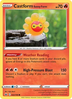 Castform Sunny Form 022/198