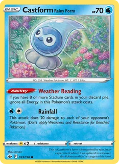 Castform Rainy Form 033/198