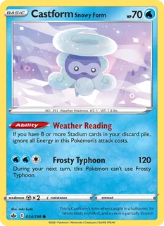 Castform Snowy Form 034/198