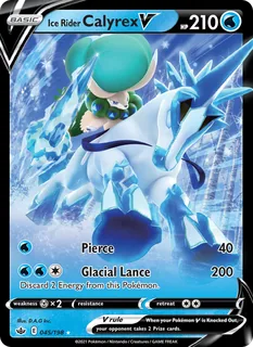 Ice Rider Calyrex V 045/198