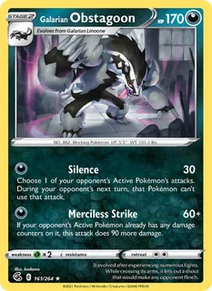 Galarian Obstagoon 161/264