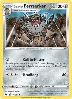 Galarian Perrserker 181/264