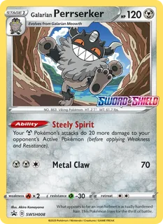 Galarian Perrserker SWSH008/307