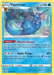 Vaporeon SWSH072/307