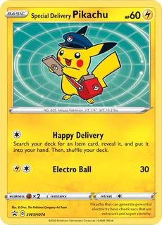 Special Delivery Pikachu SWSH074/307