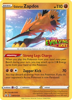 Galarian Zapdos SWSH124/307