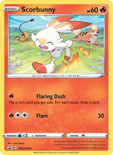 Scorbunny SWSH244/307