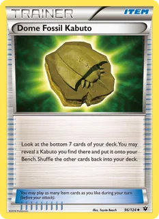 Dome Fossil Kabuto 096/124