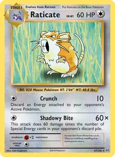 Raticate 067/108