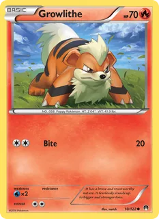 Growlithe 010/122